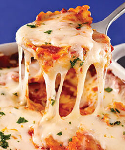 Baked Ravioli & Meat Sauce