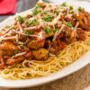Baked Chicken Cacciatore Spaghetti