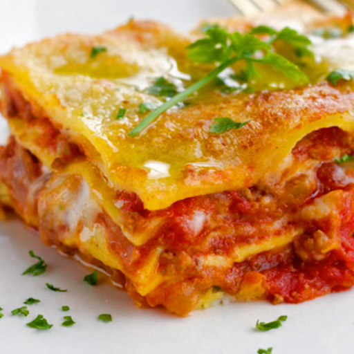 Children's Baked Lasagna & Meat Sauce