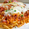 Children's Baked Spaghetti and Meat Sauce