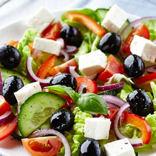 Greek Salad from Top Pizza and Spaghetti House Lethbridge