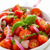 Tomato Salad from Top Pizza and Spaghetti House Lethbridge