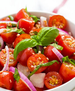 Tomato Salad from Top Pizza and Spaghetti House Lethbridge