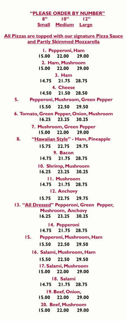 Top Pizza & Spaghetti House