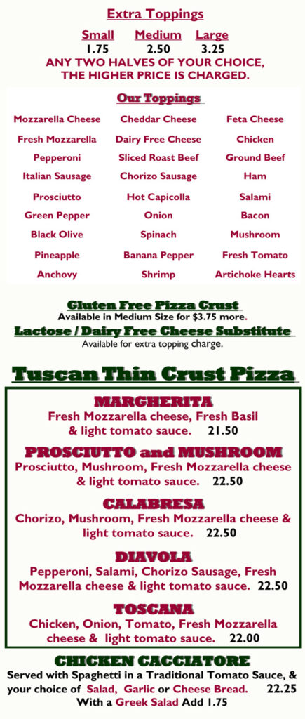 Top Pizza & Spaghetti House