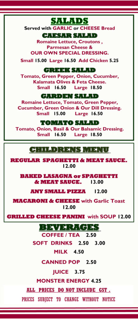 Top Pizza & Spaghetti House