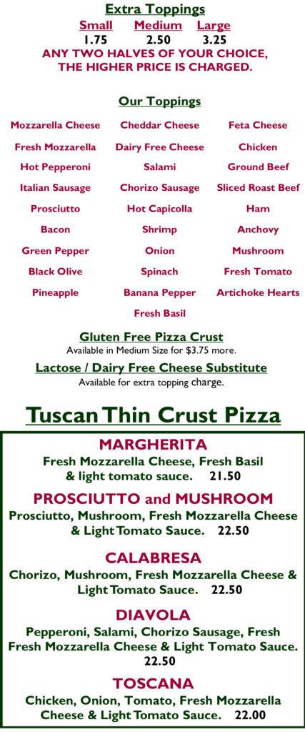 Top Pizza & Spaghetti House