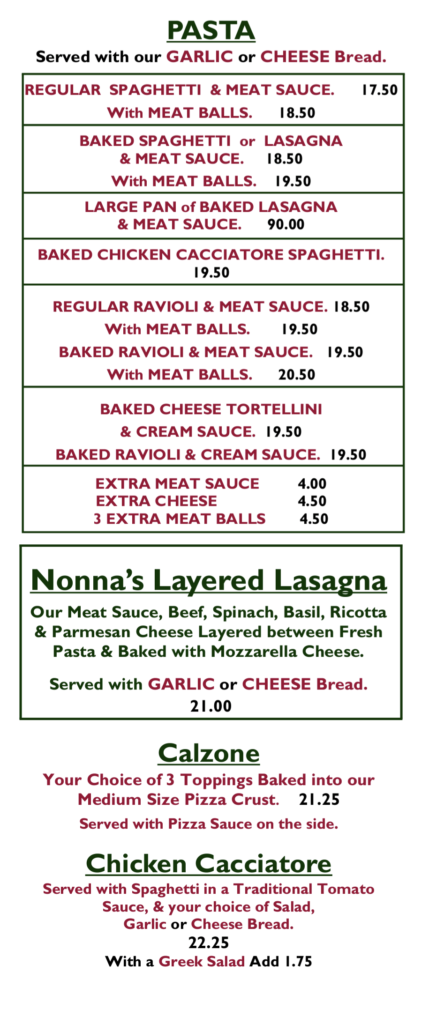 Top Pizza & Spaghetti House