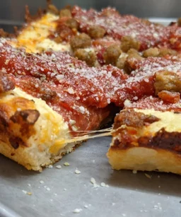 The Motor City Detroit Deep Dish Pizza