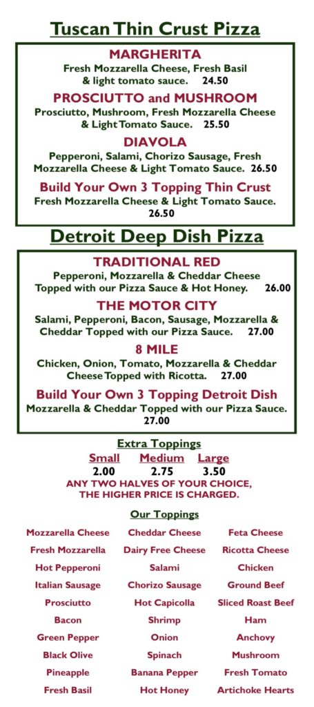 Top Pizza & Spaghetti House