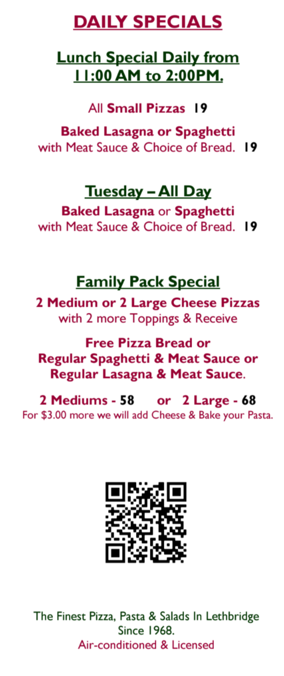 QR Code Menu